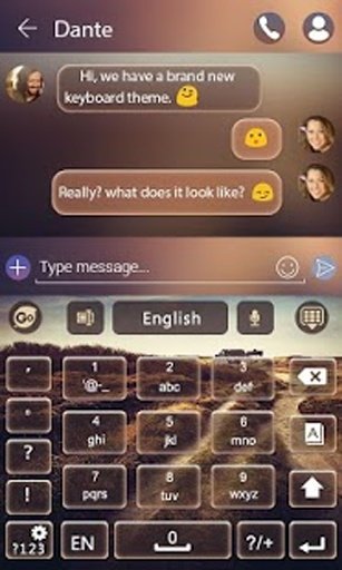 Zack GO Keyboard Theme &amp; Emoji截图1