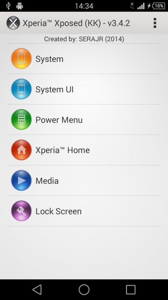 Xperia Xposed (KK)截图1