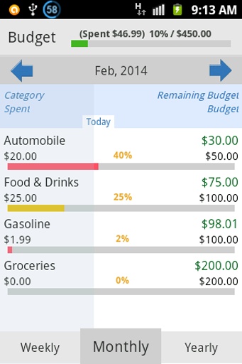 Expenso : Budget Manager截图6