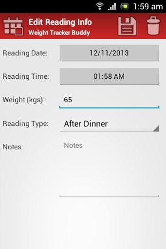 Weight Tracker Buddy截图6