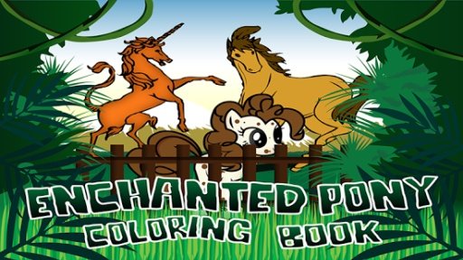 Enchanted Pony Coloring Book截图3