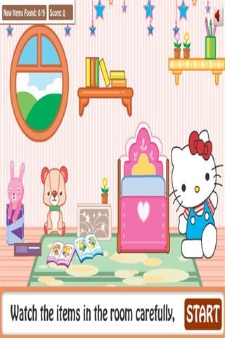 凯蒂猫找到对象 Hello Kitty Find The Objects截图2