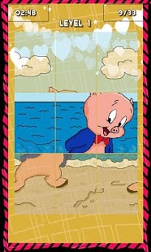 Pig Cartoon Puzzles Game截图5