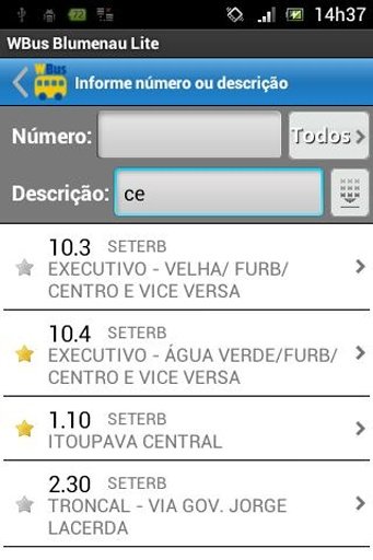 WBus Blumenau Lite截图2