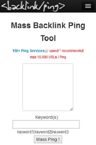 Backlink Ping SEO Suite截图2