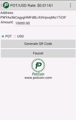 PotCoin Wallet截图3