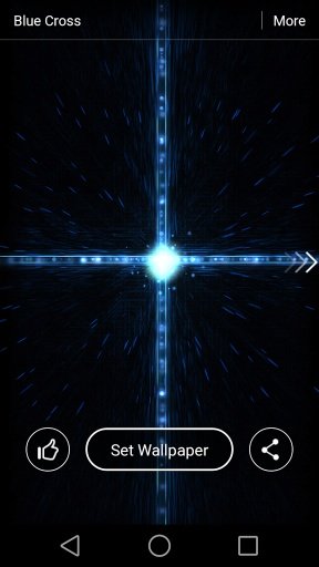 Blue Cross Live Wallpaper截图1