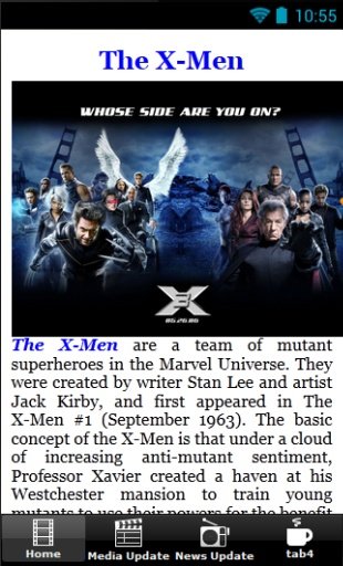 The X-Men Fan App截图1