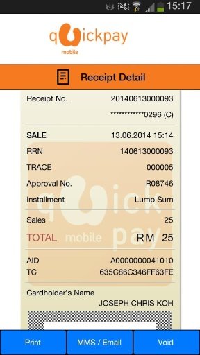 Quickpay MPOS截图3