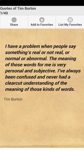 Quotes of Tim Burton截图1