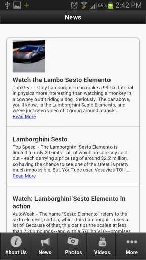 Lamborghini Sesto Elemento截图1