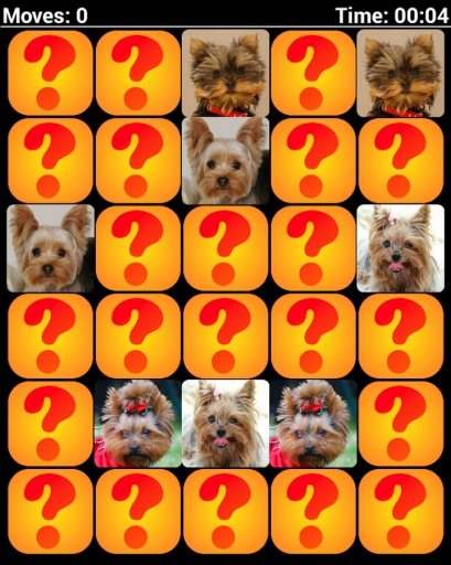 Yorkie Dogs Dogs Memory Game截图6