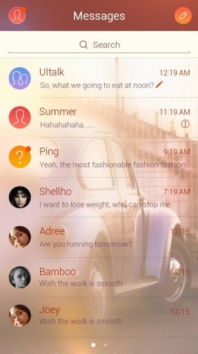 (FREE)GO SMS RHYRHM THEME截图3