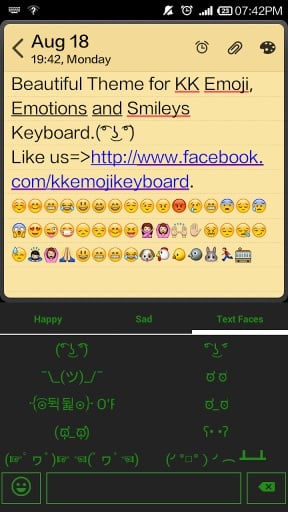 Green Neon - Emoji Keyboard截图4