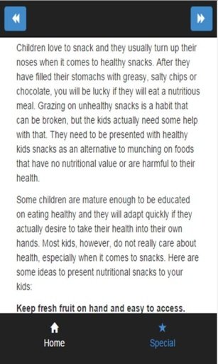 healthy snacks for kids截图2