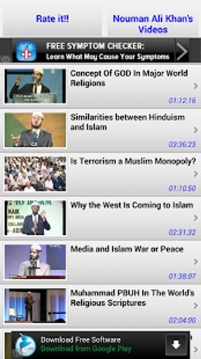 Dr. Zakir Naik's Videos截图4