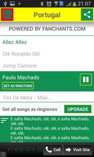 Portugal World Cup 2014 Songs截图3