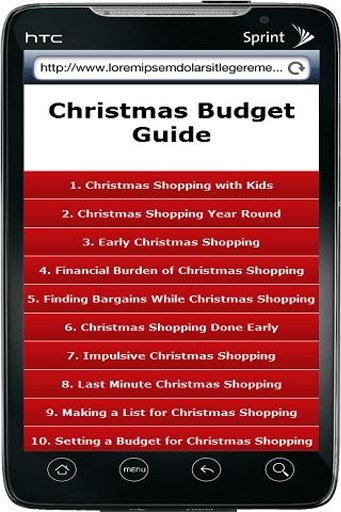 Christmas Budget Guide截图2