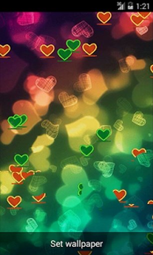 Multi Hearts Live Wallpaper截图2