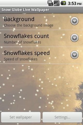 Snow Globe Live Wallpaper截图3