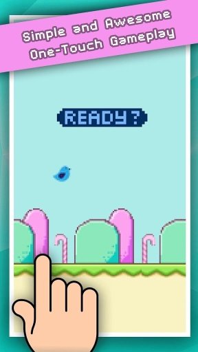 Birdy Land Flap - Minimal Game截图1