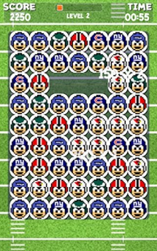 8bits NFL splash Match PUZZLE截图3