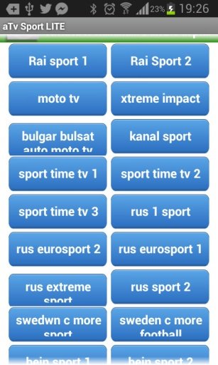 aTv tv Sport Streaming Lite截图2