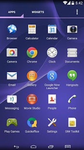 Sony Xperia Z2 Theme Apex Nova截图3