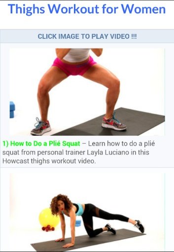 Thighs Workout for Women截图2