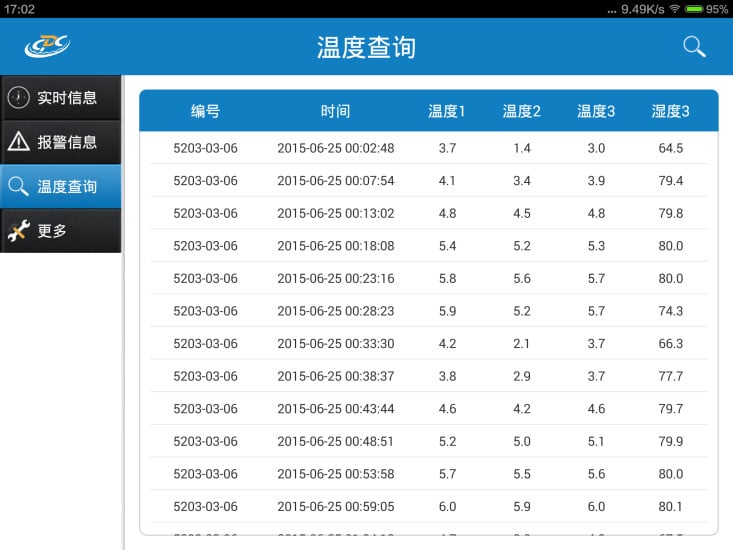 新大陆智慧冷链监测系统pad版截图3