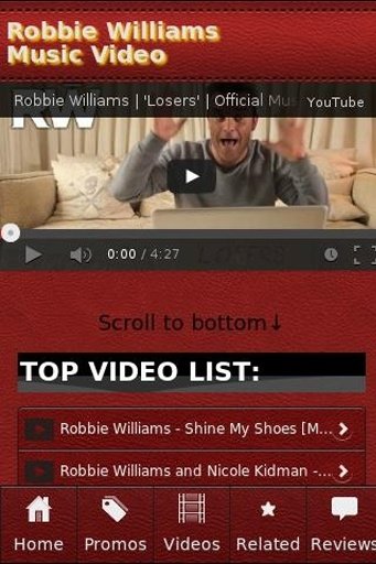 Robbie Williams Music Video截图4