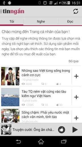 Tin ngắn Radio截图3