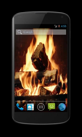 Fireplace Video Live Wallpaper截图2