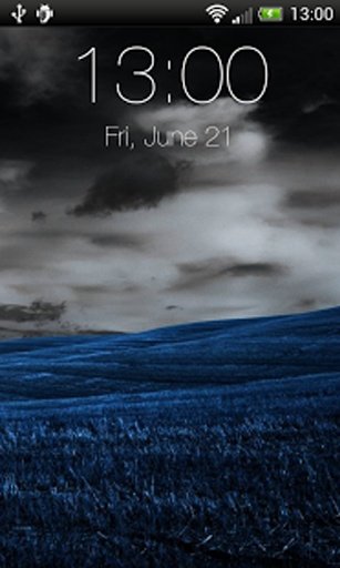 Blue theme iPhone 5 locker截图9