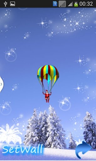 Santa Parachute Magic Fall截图2