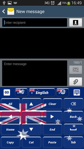 GO Keyboard Australian Theme截图2