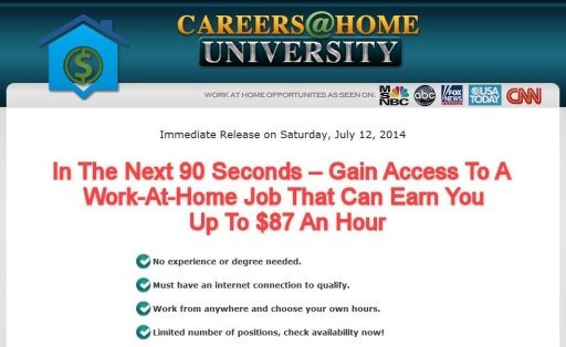 Careers at Home University截图4