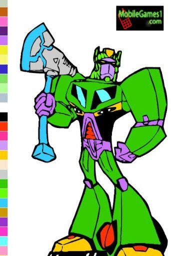 Transformers Coloring Game截图1