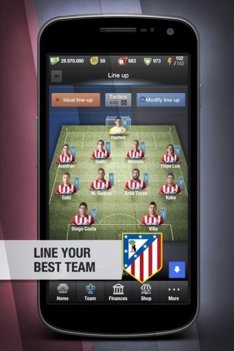 Atlético de Madrid Fantasy Manager截图1