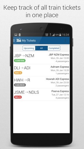 Rail Pass – Indian Railway App截图6