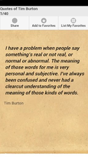 Quotes of Tim Burton截图2