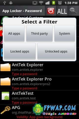 程序锁 App Locker v1.1截图1