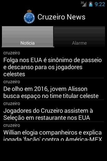 Cruzeiro News JMC截图1