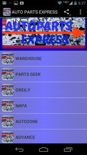 AutoParts Express截图1