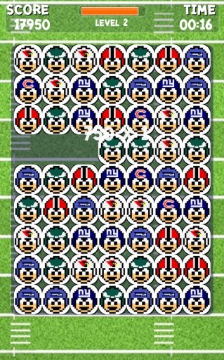 8bits NFL splash Match PUZZLE截图6