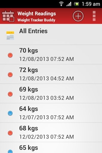 Weight Tracker Buddy截图1