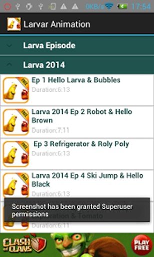 Larva Animation Free截图2