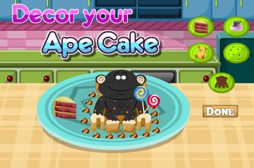 Ape Cake Cooking Game截图2