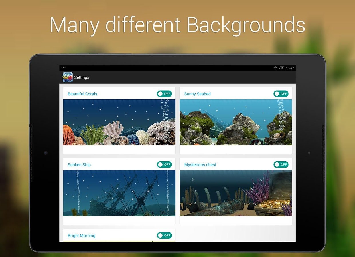 水族馆 3D 动态壁纸截图8