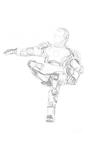 Iron Man 3 Sketch Wallpaper截图1